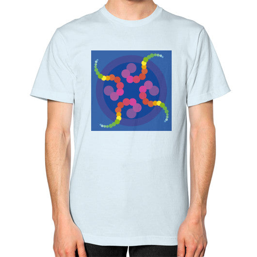 Unisex Mesmerizing Rainbow Jellyfish T-Shirt Light blue Rachel Jensen Designs