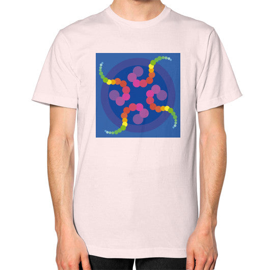Unisex Mesmerizing Rainbow Jellyfish T-Shirt Light pink Rachel Jensen Designs