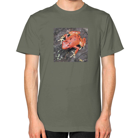 Unisex Red Bastimentos Pumilio Dart Frog T-Shirt Lieutenant Rachel Jensen Designs